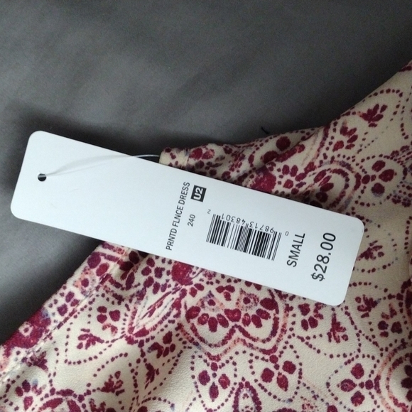 NWT Massini by Stacy London off the shoulder printed flnce dress size sm… - Picture 7 of 8